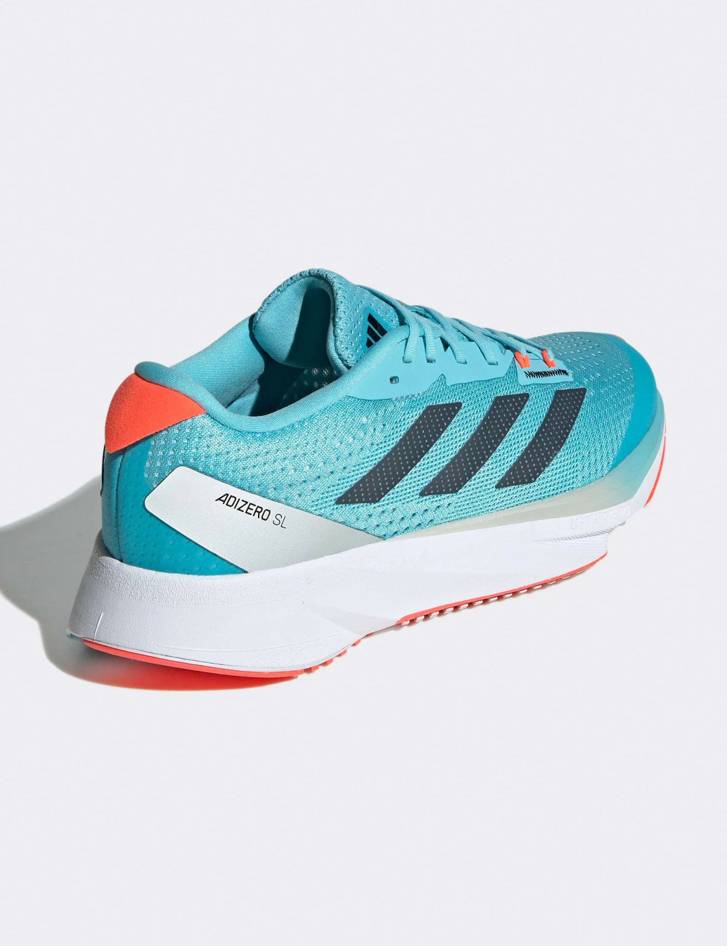 ADIDAS Adizero SL Shoes - Light Aqua/Carbon/Solar Red 4 ADIDAS Adizero SL Shoes - Light Aqua/Carbon/Solar Red - Image 4