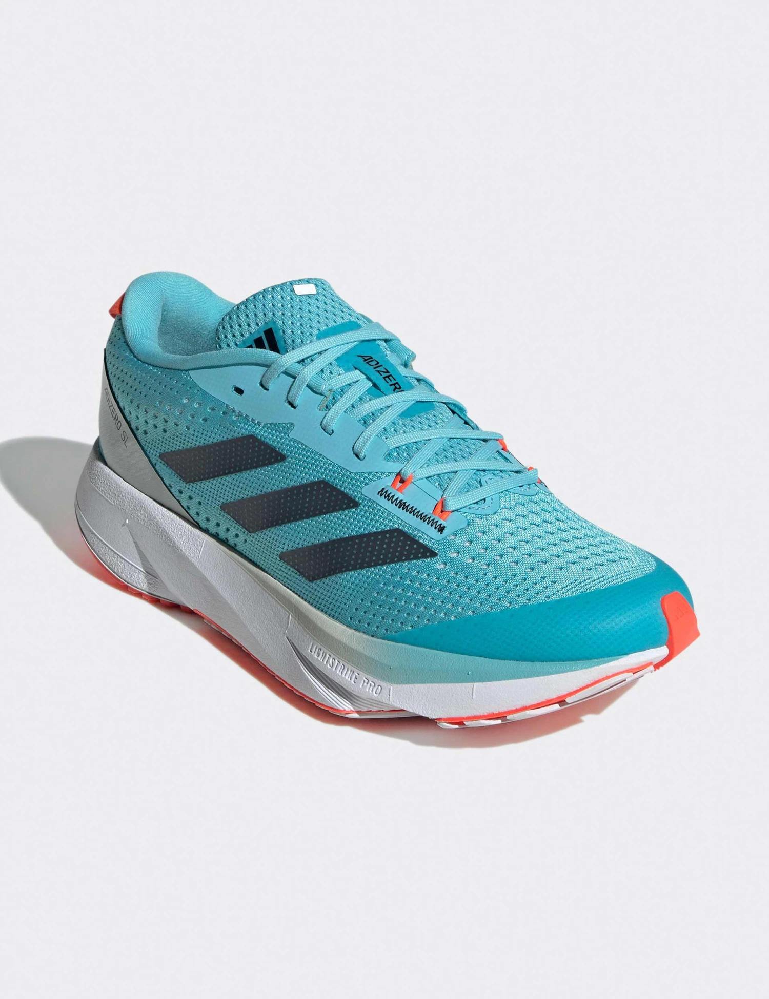 ADIDAS Adizero SL Shoes - Light Aqua/Carbon/Solar Red 3 ADIDAS Adizero SL Shoes - Light Aqua/Carbon/Solar Red - Image 3