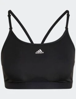 ADIDAS Aeroreact Training Light-Support Bra - Black -Elevate Fitwear Sales Store adidas aeroreact training light support bra black hb9884 2