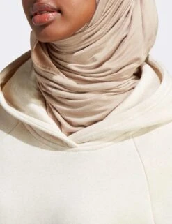 ADIDAS ALL SZN Fleece Boyfriend Hoodie - Ecru Tint Melange -Elevate Fitwear Sales Store adidas all szn fleece boyfriend hoodie ecru tint ic6432 5