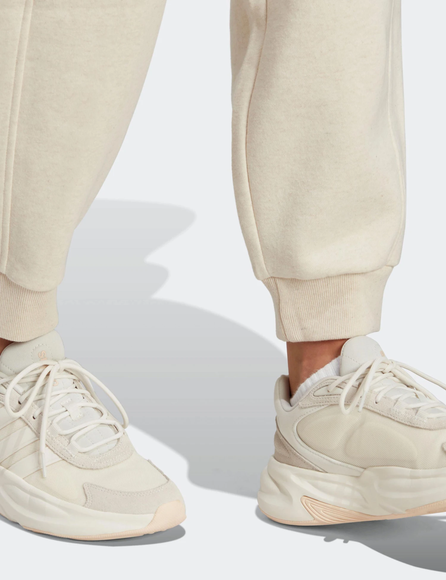 ADIDAS ALL SZN Fleece Joggers - Ecru Tint Melange 5 ADIDAS ALL SZN Fleece Joggers - Ecru Tint Melange - Image 5