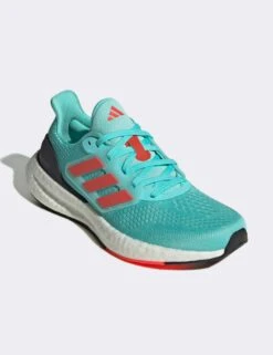 ADIDAS Pureboost 23 Shoes - Flash Aqua/Bright Red/Crystal White -Elevate Fitwear Sales Store adidas pureboost 23 shoes aqua red white if2389 5