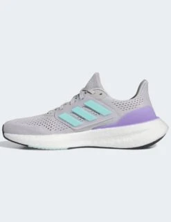 ADIDAS Pureboost 23 Shoes - Grey Two/Flash Aqua/Cloud White -Elevate Fitwear Sales Store adidas pureboost 23 shoes grey aqua white if2390 6