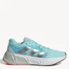 ADIDAS Questar Shoes - Flash Aqua/Silver Metallic/Solar Red