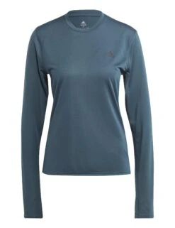 ADIDAS Run Icons Running Long-Sleeve Top - Arctic Night -Elevate Fitwear Sales Store adidas run icons running long sleeve top arctic HY6955 2