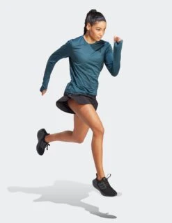 ADIDAS Run Icons Running Long-Sleeve Top - Arctic Night -Elevate Fitwear Sales Store adidas run icons running long sleeve top arctic HY6955 5