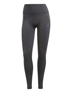 ADIDAS Seamless Branded 7/8 Leggings - Black -Elevate Fitwear Sales Store adidas seamless branded 7 8 leggings black IA7165 4