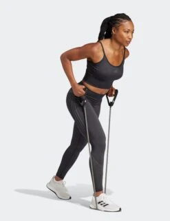 ADIDAS Seamless Branded 7/8 Leggings - Black -Elevate Fitwear Sales Store adidas seamless branded 7 8 leggings black IA7165 8