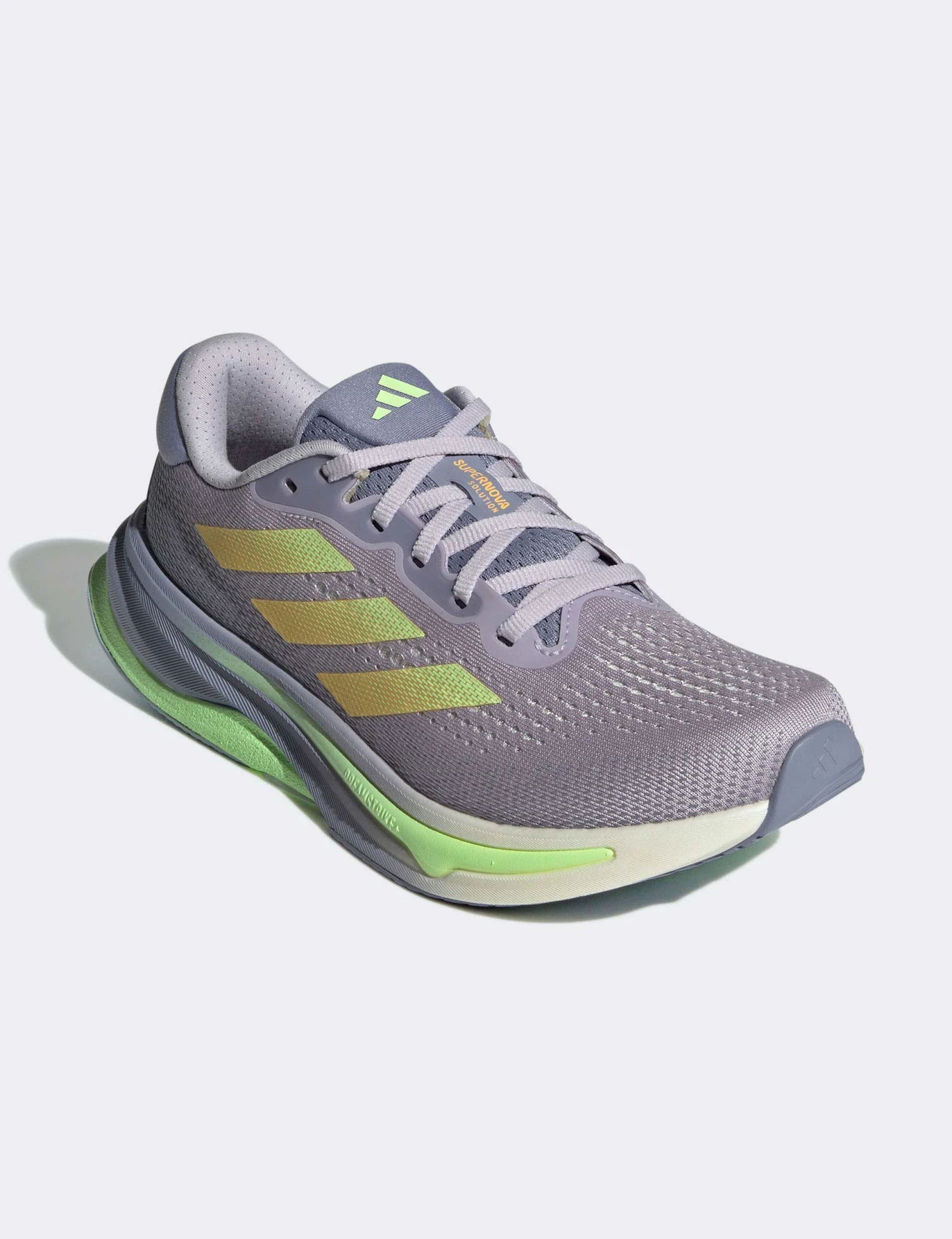 ADIDAS Supernova Solution Shoes - Silver Dawn/Spark/Green Spark 3 ADIDAS Supernova Solution Shoes - Silver Dawn/Spark/Green Spark - Image 3