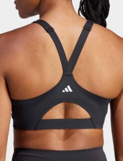 ADIDAS TLRD Impact Luxe High-Support Zip Bra - Black -Elevate Fitwear Sales Store adidas tlrd impact luxe high support zip bra black 1 il2911 3