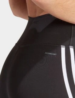 ADIDAS Train Essentials 3-Stripes High Waisted 7/8 Leggings - Black -Elevate Fitwear Sales Store adidas train essentials 3 stripes hw 7 8 leggings black ht5438 3