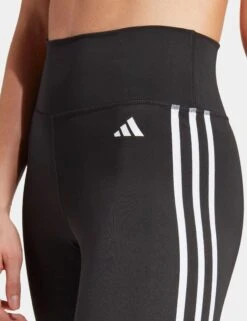 ADIDAS Train Essentials 3-Stripes High Waisted 7/8 Leggings - Black -Elevate Fitwear Sales Store adidas train essentials 3 stripes hw 7 8 leggings black ht5438 4