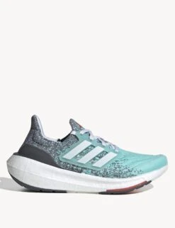 ADIDAS Ultraboost Light Shoes - Flash Aqua/Cloud White/Bright Red