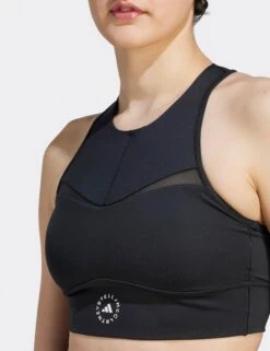 Training Crop Top - Black 10 Training Crop Top - Black -Elevate Fitwear Sales Store adidas x stella mccartney training crop top black IB5528 4