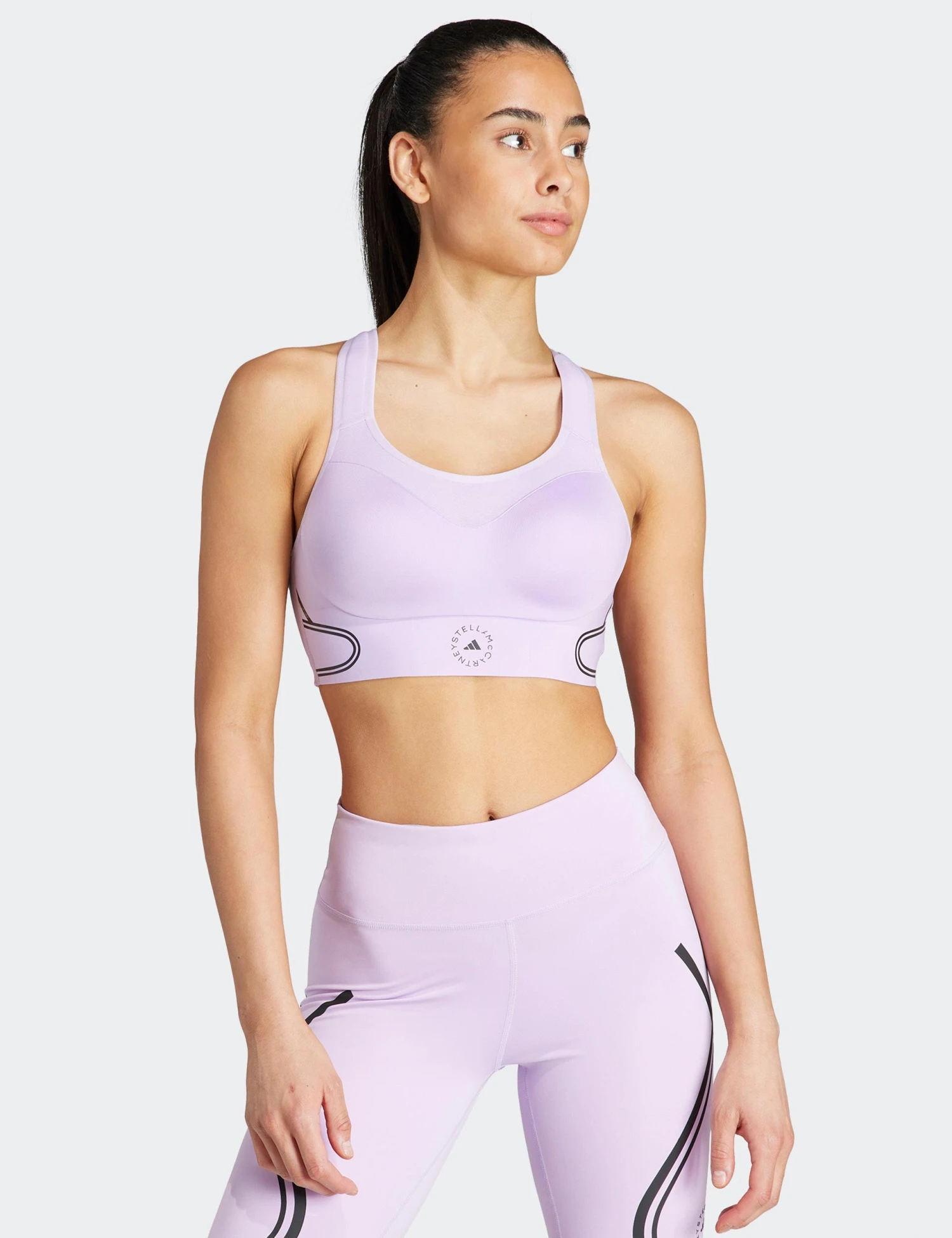 TruePace High Support Sports Bra - Purple Glow 1 TruePace High Support Sports Bra - Purple Glow