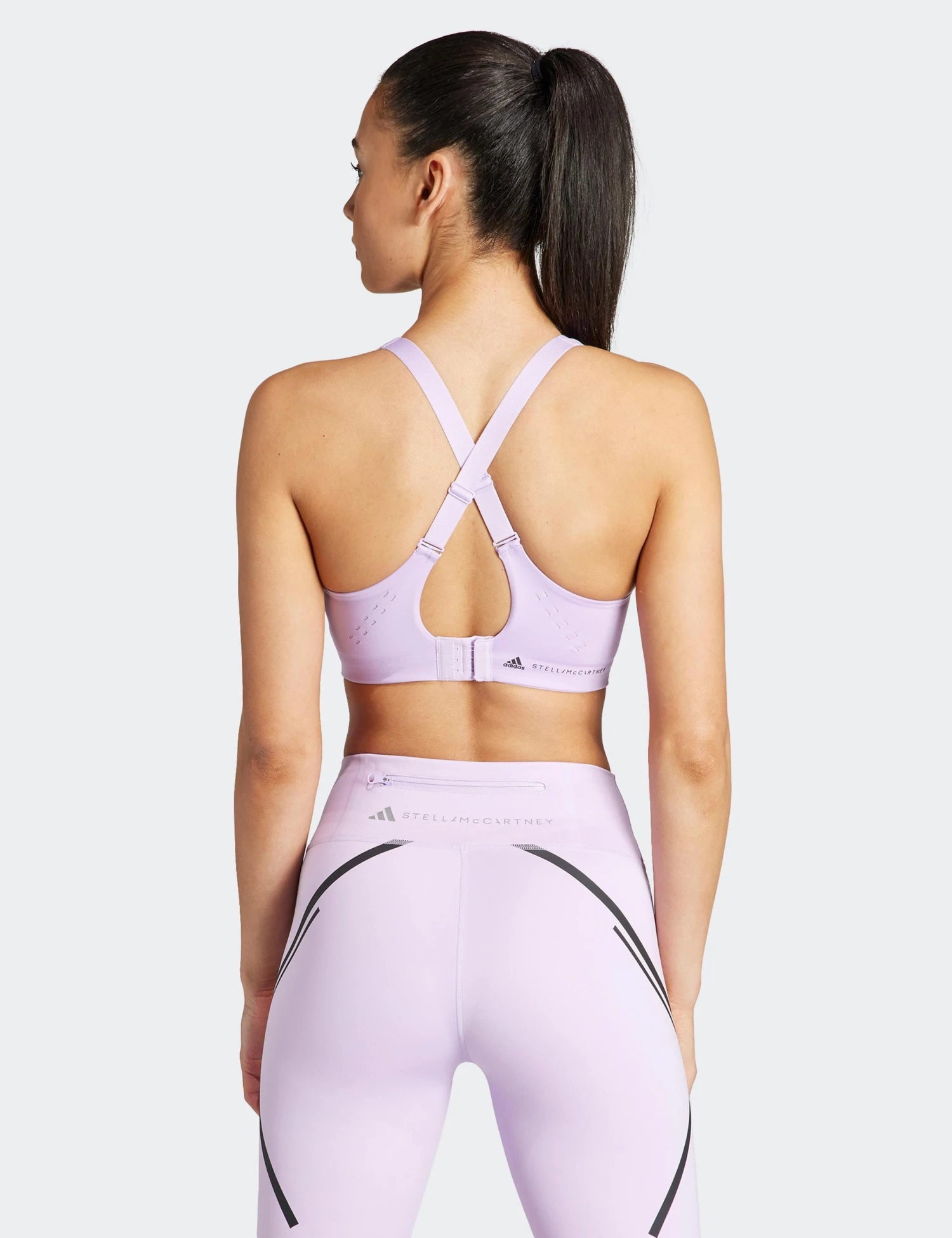 TruePace High Support Sports Bra - Purple Glow 2 TruePace High Support Sports Bra - Purple Glow - Image 2