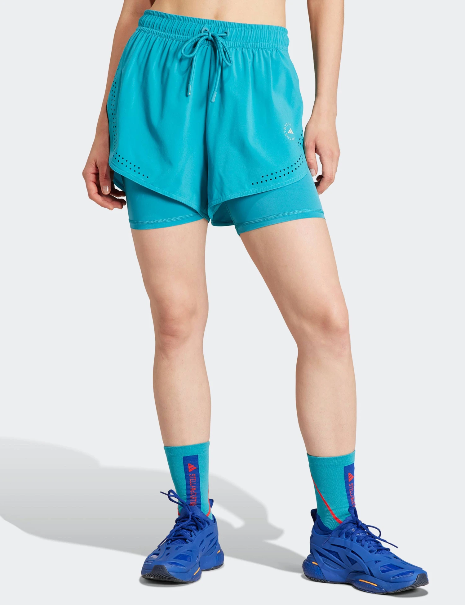 TruePurpose 2-in-1 Training Shorts - Blue Bay 1 TruePurpose 2-in-1 Training Shorts - Blue Bay