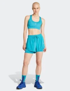 TruePurpose 2-in-1 Training Shorts - Blue Bay 11 TruePurpose 2-in-1 Training Shorts - Blue Bay -Elevate Fitwear Sales Store adidas x stella mccartney truepurpose 2 in 1 training shorts blue bay ib6826 5