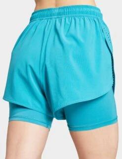 TruePurpose 2-in-1 Training Shorts - Blue Bay 8 TruePurpose 2-in-1 Training Shorts - Blue Bay -Elevate Fitwear Sales Store adidas x stella mccartney truepurpose 2 in 1 training shorts blue bay ib6826 6