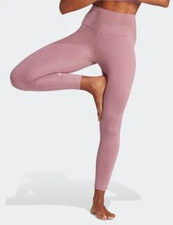 Elevate Fitwear Sales Store 24 ADIDAS Yoga Essentials High-Waisted Leggings - Wonder Orchid