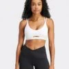 ADIDAS Yoga Studio Luxe Light-Support Bra - White