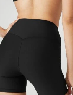 5" Airlift Energy Short - Black -Elevate Fitwear Sales Store alo yoga 5in airlift energy short black W6364R 6