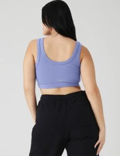 Wellness Bra - Infinity Blue -Elevate Fitwear Sales Store alo yoga wellness bra infinity blue W9634R 6