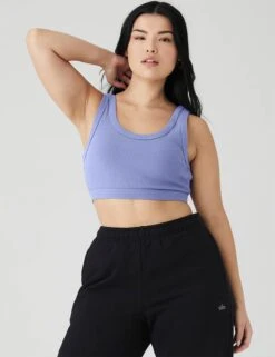 Wellness Bra - Infinity Blue -Elevate Fitwear Sales Store alo yoga wellness bra infinity blue W9634R 7