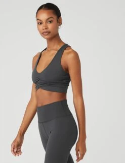 Wild Thing Bra - Anthracite 8 Wild Thing Bra - Anthracite -Elevate Fitwear Sales Store alo yoga wild thing bra anthracite W9327R 8