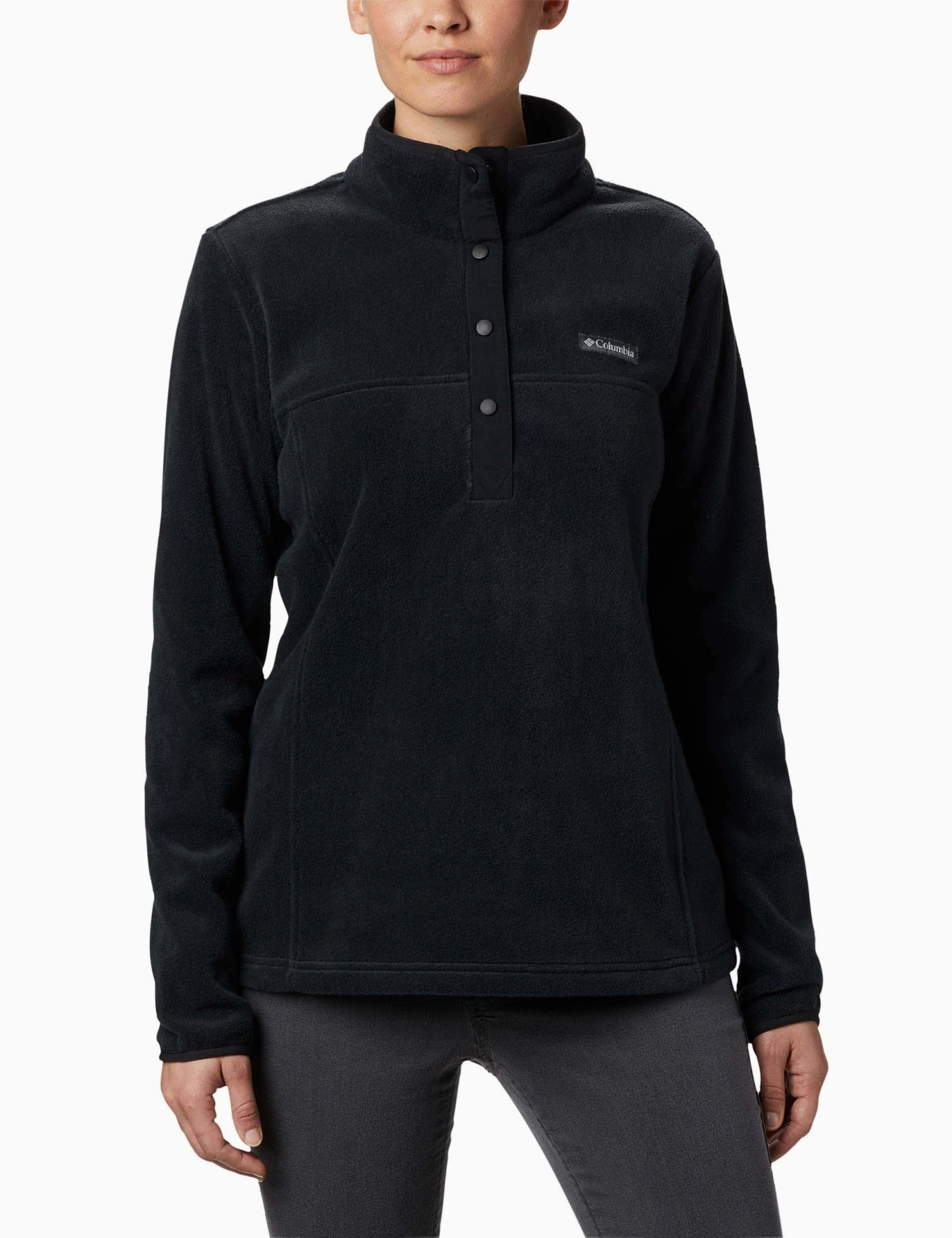 Columbia Benton Springs Half Snap Pullover - Black 1 Columbia Benton Springs Half Snap Pullover - Black