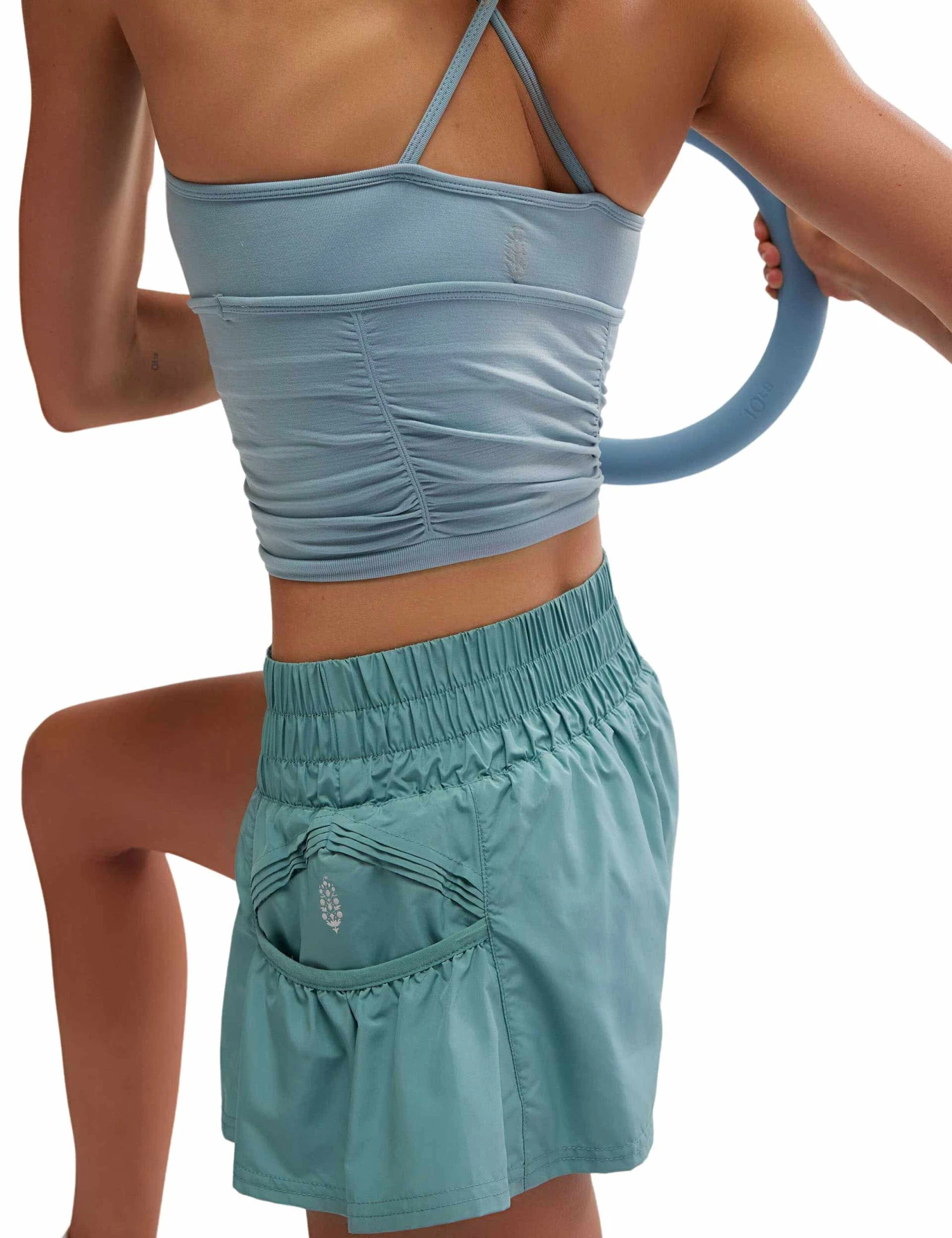 Get Your Flirt On Shorts - Eucalyptus 4 Get Your Flirt On Shorts - Eucalyptus - Image 4