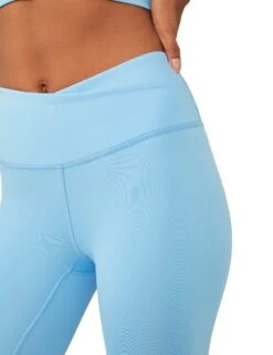 High Waisted 7/8 Wrap Lose Control Leggings - Alaskan Blue -Elevate Fitwear Sales Store free people movement hw 7 8 wrap lose control leggings alaskan blue OB1405439 5413 3