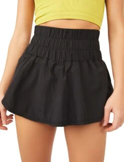The Way Home Skort - Black -Elevate Fitwear Sales Store free people movement the way home skort black OB1419598 0010 5
