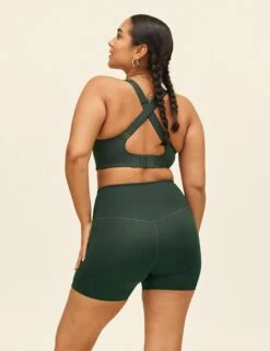High Waisted Run Short - Moss 12 High Waisted Run Short - Moss -Elevate Fitwear Sales Store girlfriend collective high waisted run short moss 6
