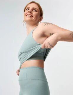 Zoe Tank - Chinoiserie -Elevate Fitwear Sales Store girlfriend collective zoe tank chinoiserie 1024 4