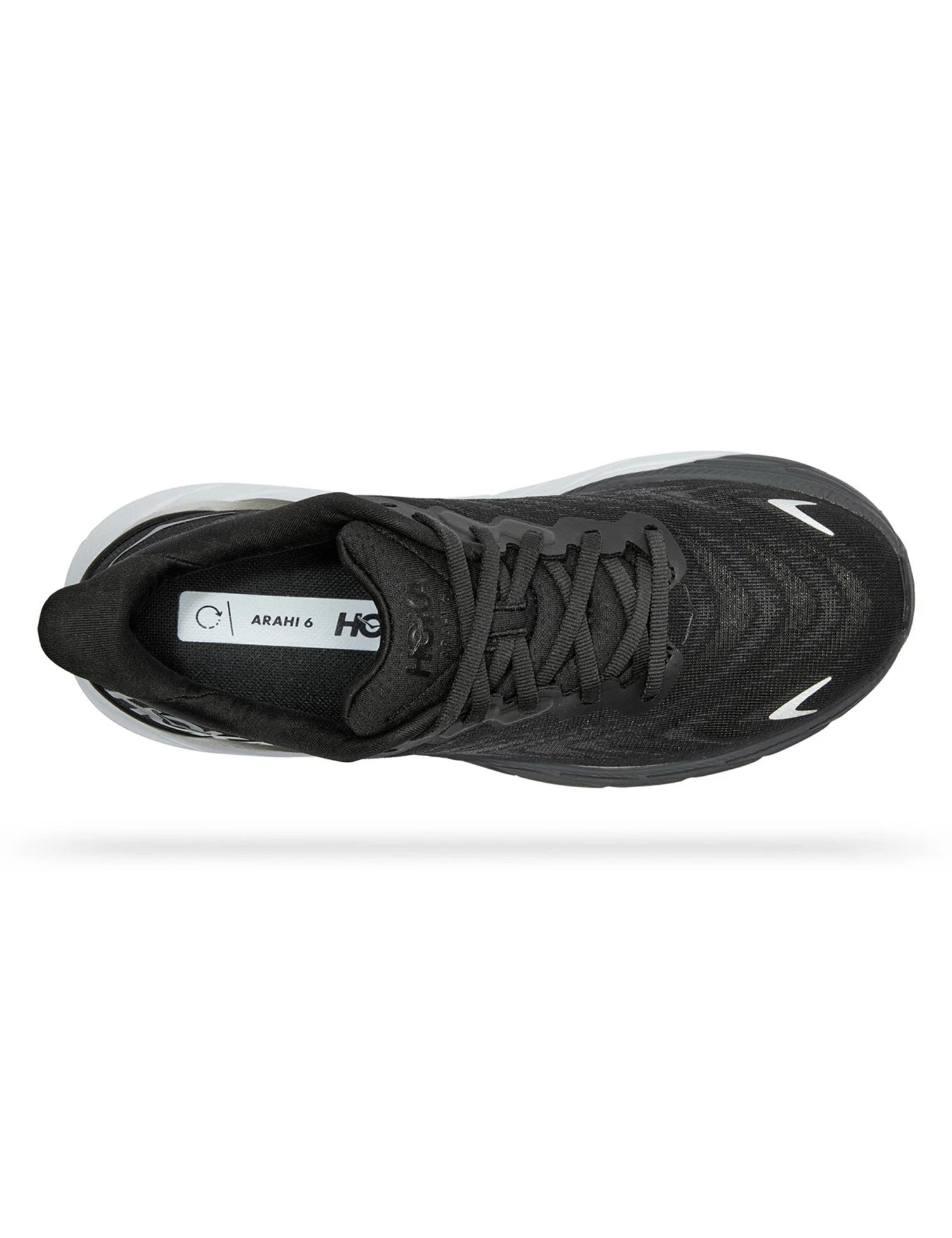 Hoka Arahi 6 - Black/White 4 Hoka Arahi 6 - Black/White - Image 4