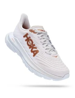 Hoka Mach 5 - White/Copper -Elevate Fitwear Sales Store hoka mach 5 shoes white copper 1127894 WCPP 7