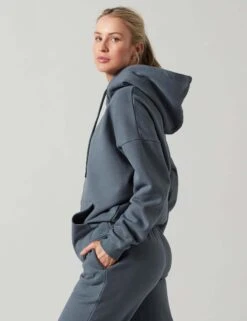 Lucy Hoodie - Blue Indigo -Elevate Fitwear Sales Store lilybod lucy hoodie blue indigo LT68 BLI 2