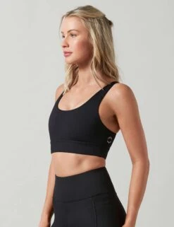 Zoe Bra - Tarmac Black -Elevate Fitwear Sales Store lilybod zoe bra tarmac black LC71 BL 2