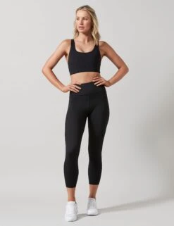 Zoe Bra - Tarmac Black -Elevate Fitwear Sales Store lilybod zoe bra tarmac black LC71 BL 4