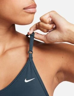 Nike Dri-FIT Indy Sports Bra - Deep Jungle/White -Elevate Fitwear Sales Store nike dri fit indy sports bra jungle white cz4456 328 4