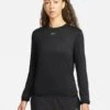 Nike Dri-FIT Swift Element UV Crew Neck Top - Black/Reflective Silver