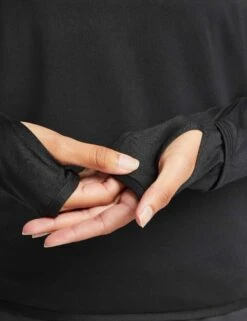 Nike Dri-FIT Swift Element UV Crew Neck Top - Black/Reflective Silver -Elevate Fitwear Sales Store nike dri fit swift element uv crew neck top black silver fb4297 010 7