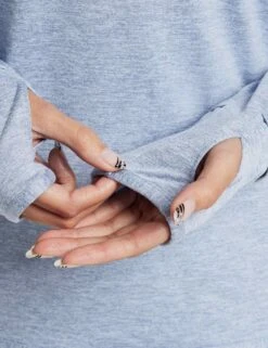 Nike Dri-FIT Swift Element UV Crew Neck Top - Light Armory Blue/Reflective Silver -Elevate Fitwear Sales Store nike dri fit swift element uv crew neck top blue silver fb4297 440 6