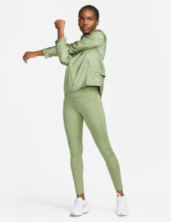 Nike Epic Fast Pocket Running Leggings - Oil Green/Reflective Silver -Elevate Fitwear Sales Store nike epic fast pocket running leggings green silver CZ9240 386 3