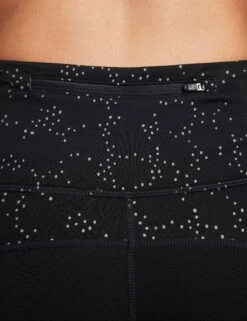 Nike Fast Mid-Rise 7/8 Leggings - Black/Reflective Silver -Elevate Fitwear Sales Store nike fast mid rise 7 8 leggings black silver fb4579 010 5