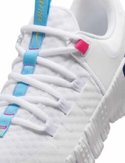 Nike Free Metcon 5 Shoes - White/Aquarius Blue/Fierce Pink/Deep Royal Blue/Light Laser Orange -Elevate Fitwear Sales Store nike free metcon 5 shoes white blue pink orange dv3950 103 3