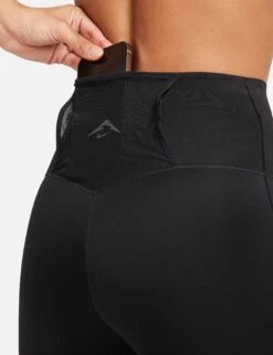 Nike Go Trail High Waisted 7/8 Leggings - Black/Dark Smoke Grey -Elevate Fitwear Sales Store nike go trail hw 7 8 leggings black grey fn2664 010 5