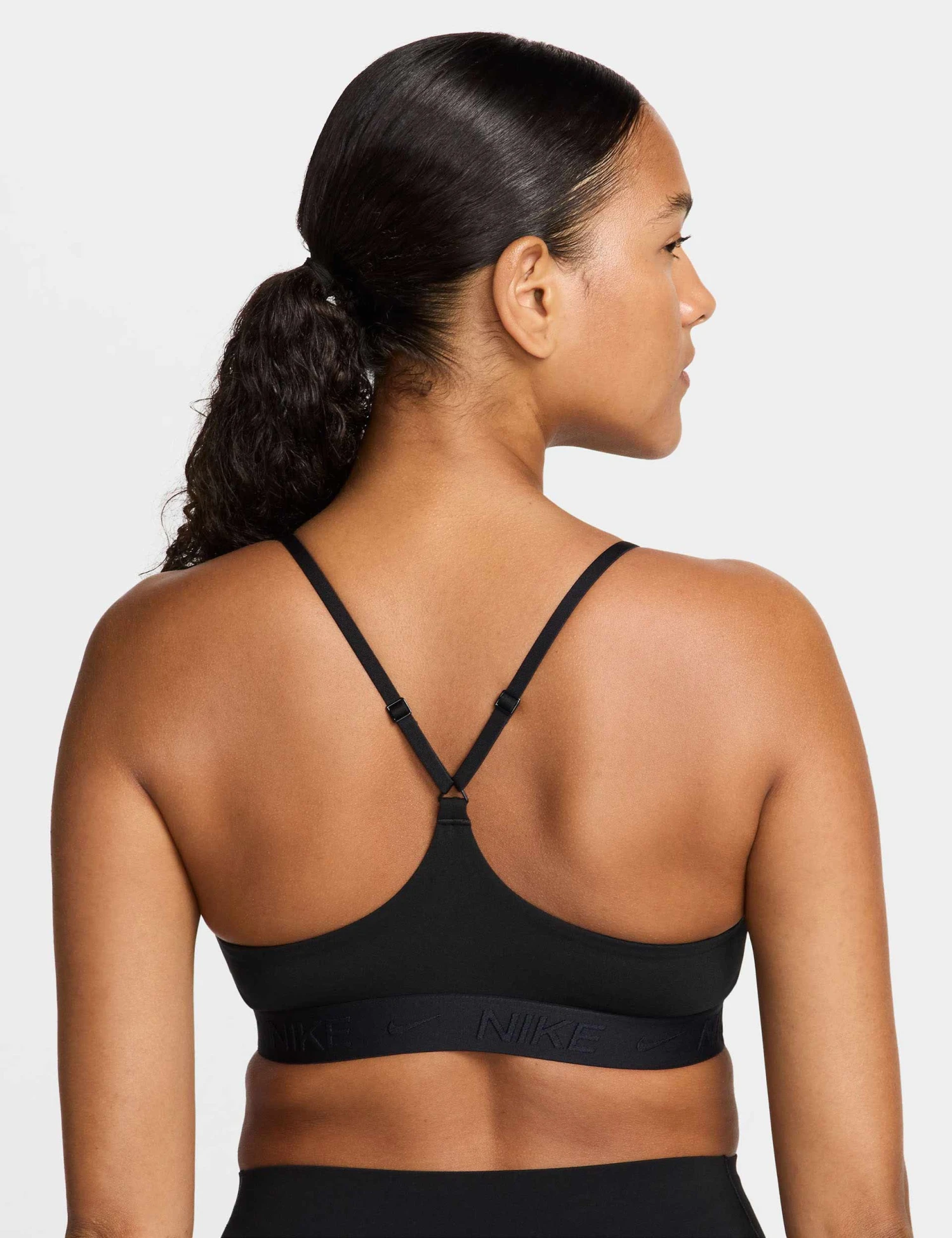Nike Indy Light Support Sports Bra - Black 2 Nike Indy Light Support Sports Bra - Black - Image 2