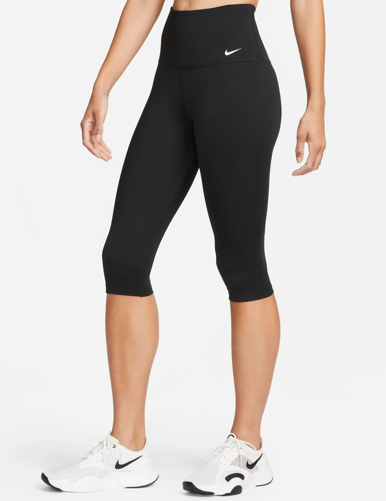 Nike One Capri Leggings - Black/White 1 Nike One Capri Leggings - Black/White